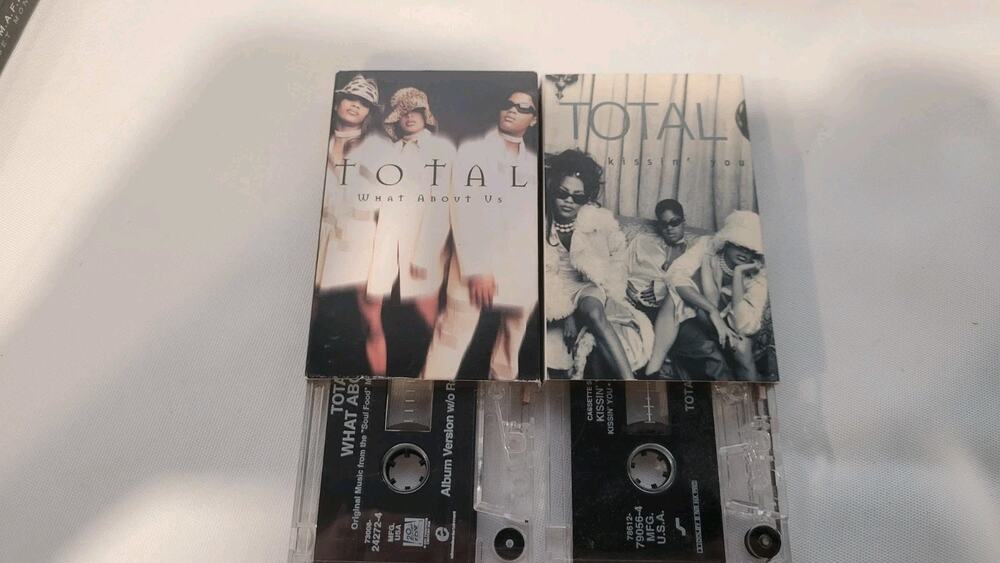 Total Cassette Singles Lot Kissin’ You What About Us Soul Food 90s R&B Bad Boy